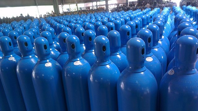 Vỏ chai Oxy 40 lít